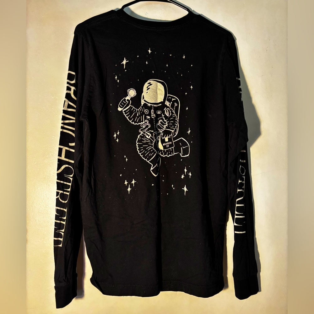 Bella Canvas Soft Airlume Cotton Black Graphic Long Sleeve Shirt